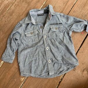 Calvin Klein Jeans Blue Shirt Baby